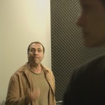 Taylor Negron as Niles talking to Black